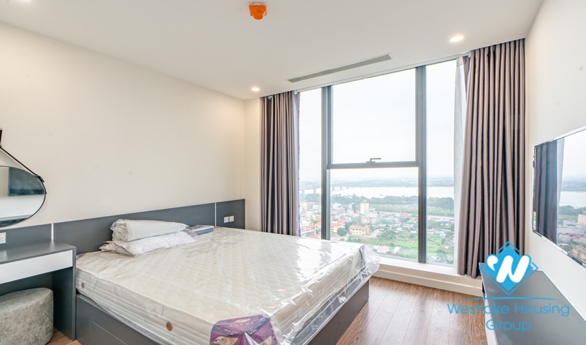 High floor three bedrooms apartment for rent in Sunshine City, Tay Ho